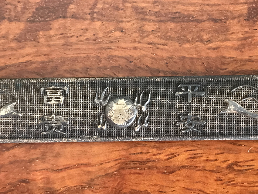 纯银二龙戏珠镇尺